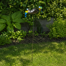Mangeoire abreuvoir cœur à oiseaux- vue d'ensemble