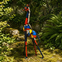 Statue de girafe- vue d'ensemble