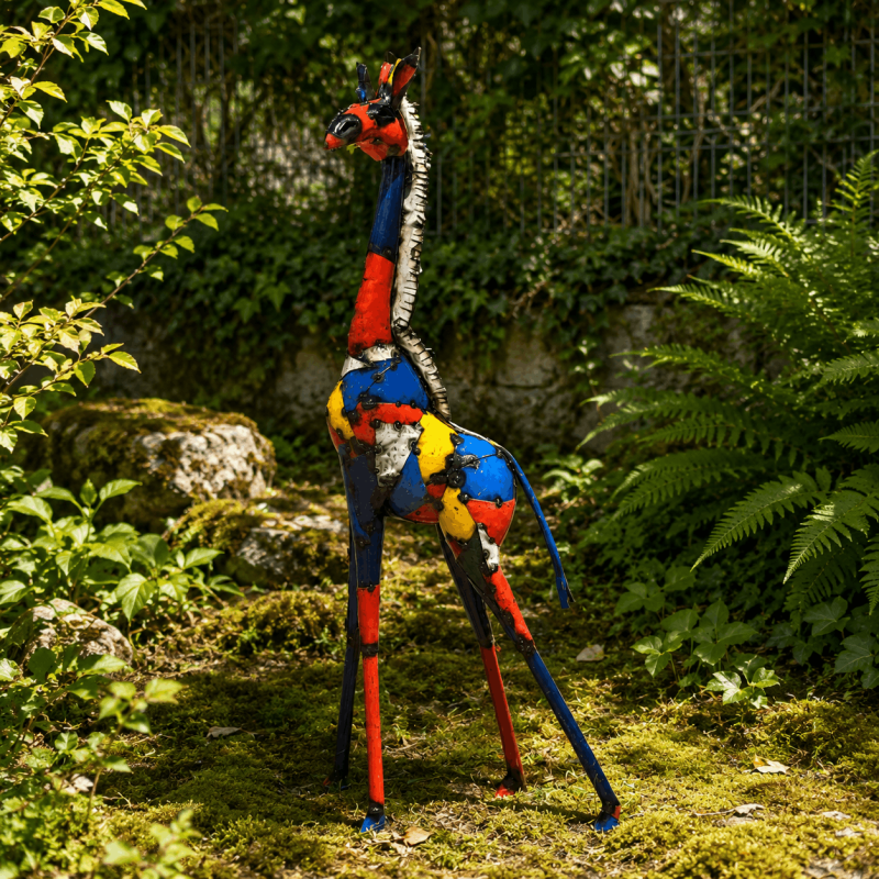 Statue de girafe- vue d'ensemble