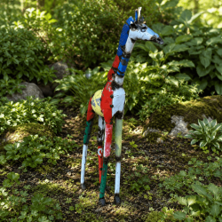 Statue de girafe