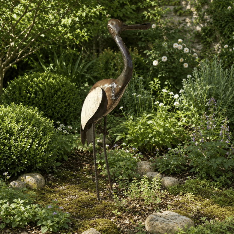 Sculpture de grue- vue d'ensemble