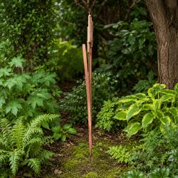 Roseaux décoratifs en métal à planter- vue d'ensemble