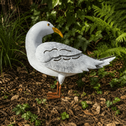 Mouette décorative en métal