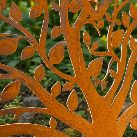 Décoration de jardin suspendue en forme de cœur