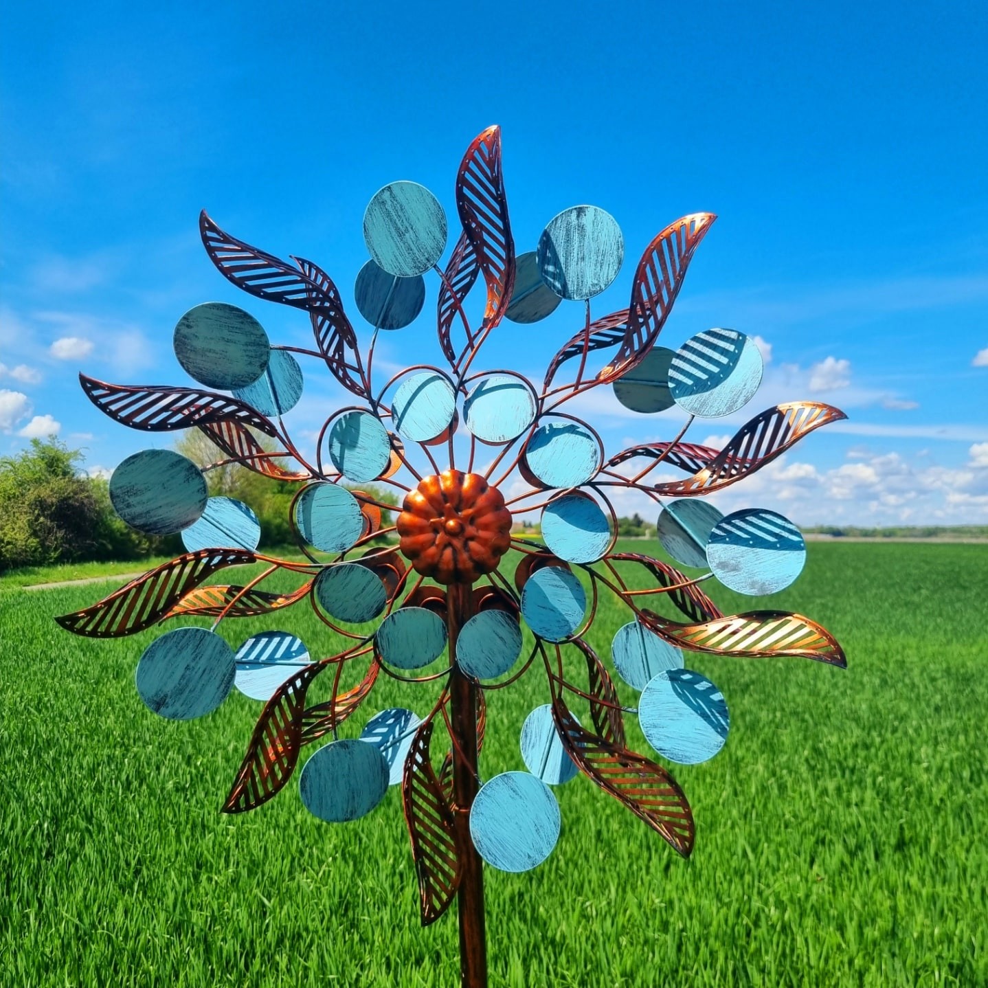 Éolienne de jardin Louvière Moulin à vent décoratif en métal — free download