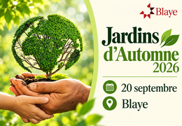 Jardins d’Automne 2026 à Blaye : retrouvez-nous !